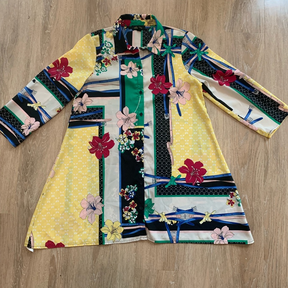 Melissa Paige patterned tunic